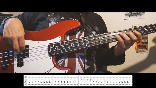 "My Girl" by Madness - bass cover with very easy tabs смотреть онлайн