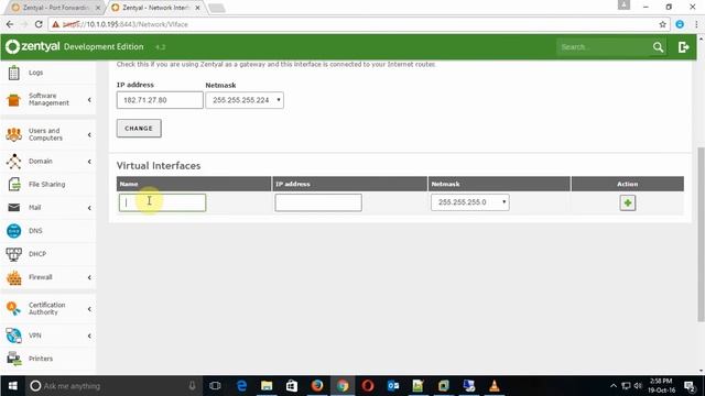 How to configure SNAT in zentyal server 4.2 Firewall смотреть онлайн