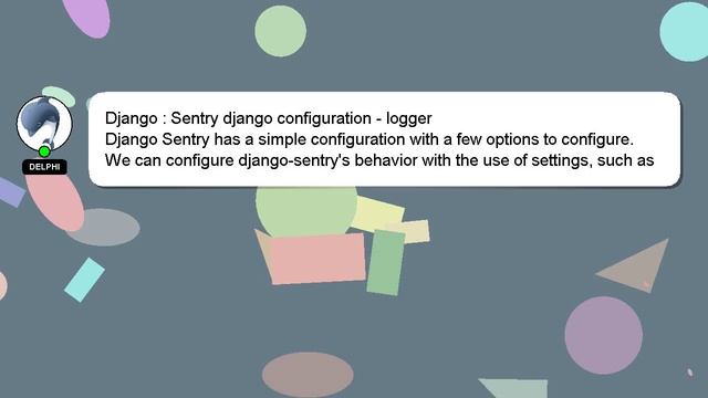 Django : Sentry django configuration - logger смотреть онлайн