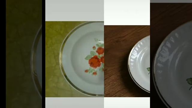 тарелки из детства . Советская посуда. тарелки СССР. смотреть онлайн