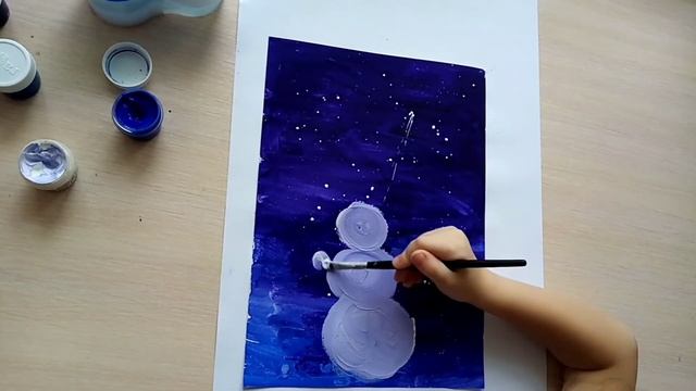 Рисунок "Снеговик" Рисуем снеговика. Рисование для детей. Учимся рисовать.#рисуютдети смотреть онлайн