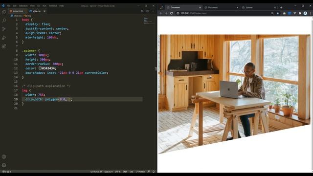 How To Create Spinner With HTML & CSS | Project #21 of 100 смотреть онлайн