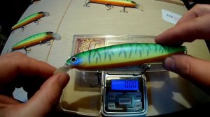 Воблер TsuYoki DRAGA 130SP и оригинальный Deps Balisong 130 SP (взгляд изнутри)Воблер TsuYoki DRAGA