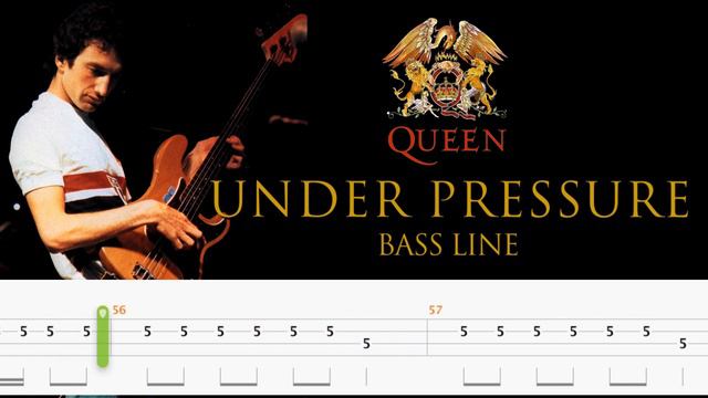 Queen - Under Pressure (Bass Line Tabs) By John Deacon смотреть онлайн