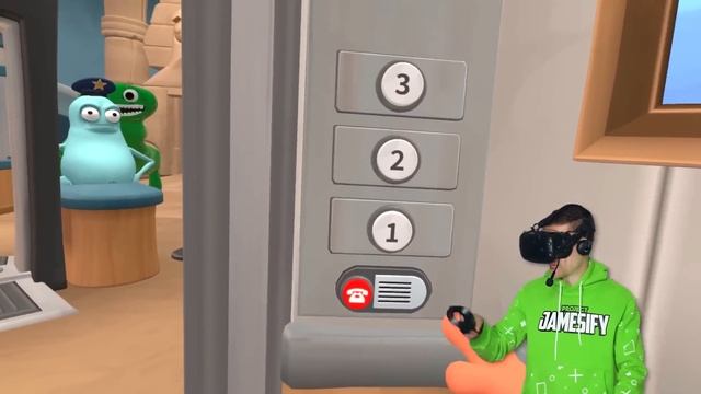 Eating JUMBO JOSH In VR ELEVATOR смотреть онлайн