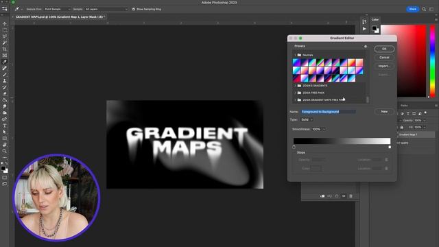How to Import & Export Gradient Maps in Photoshop (+ FREE Gradient Map Pack) смотреть онлайн