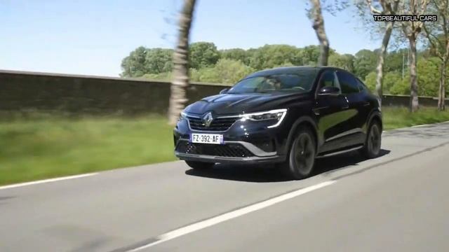 2021 Renault Arkana E-Tech RS Line-Metallic Black-Exterior Interior and Drive смотреть онлайн