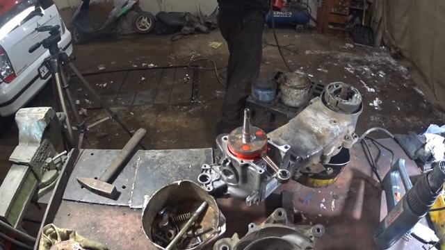 Ремонт Honda dio 27. Запуск после ремонта Honda dio 27. Honda dio Замена коленвала смотреть онлайн