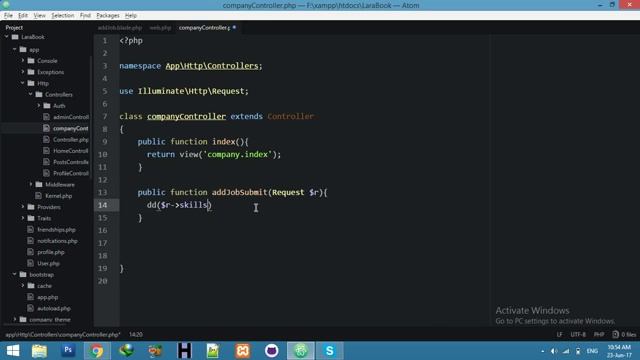 #1 Job Section || Insert Job || Company Panel || Social Networking site in tutorial Laravel 5.4 смотреть онлайн