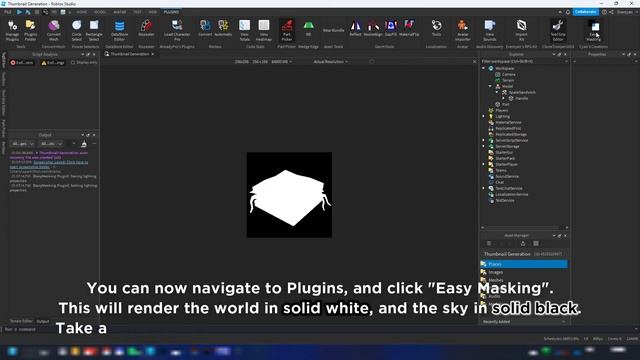 How to Create Asset Icons in Roblox Studio with Easy Masking Plugin смотреть онлайн
