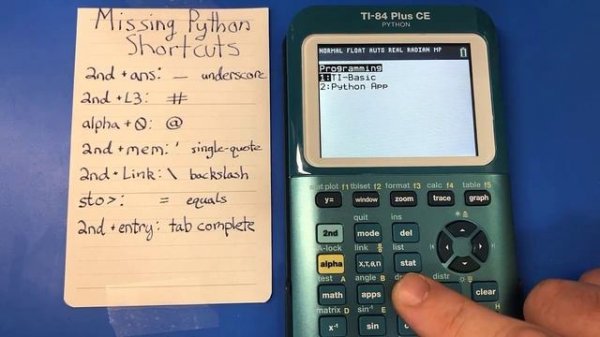 TI 84 Plus CE Python Edition Unboxing