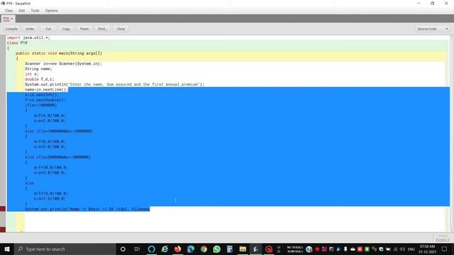 ICSE Class 9 Java Program Ch-7 Part 2 смотреть онлайн