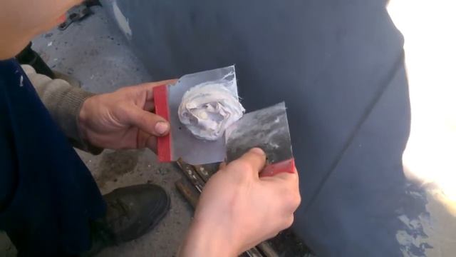 капот(часть 2)как правильно наносить шпаклевку со стекловолокном) смотреть онлайн