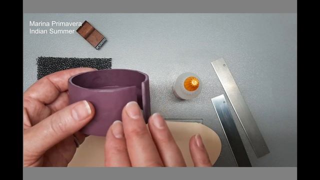 Мастер-класс: Браслет "Осенние краски" из полимерной глины FIMO/polymer clay tutorial смотреть онлайн
