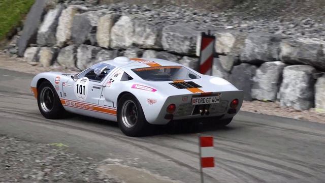 Ford GT40 and replica rally pure sound смотреть онлайн