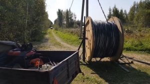 Монтаж провода СИП по столбам