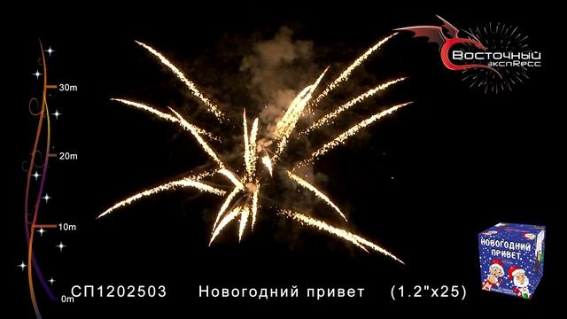 Новогодний привет СП12025031 www.salut-vl.ru смотреть онлайн