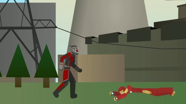 Ant Man VS Iron Man (Stick Nodes) | With sound effects | Stick Animation Zone смотреть онлайн