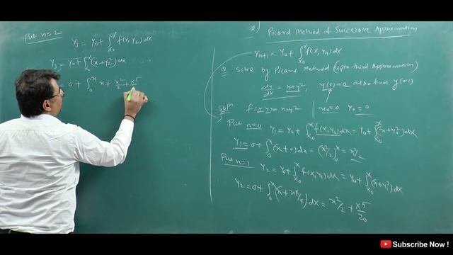 Picard method of successive approximations Example for solving ODE смотреть онлайн