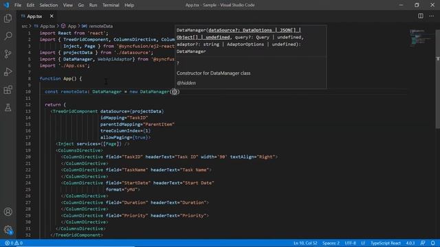 Bind the React Tree Grid to Local JSON and Remote Data смотреть онлайн