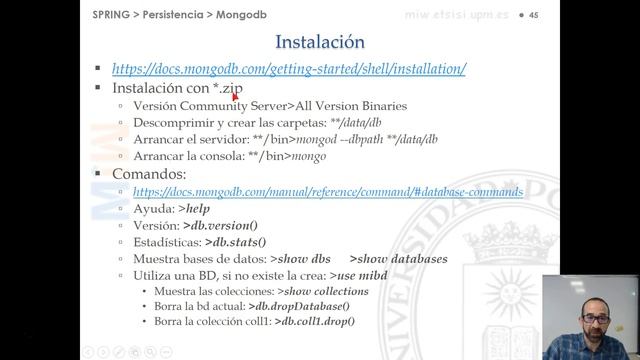 Spring Boot. Spring Data. Persistencia. MongoDB. Instalación смотреть онлайн