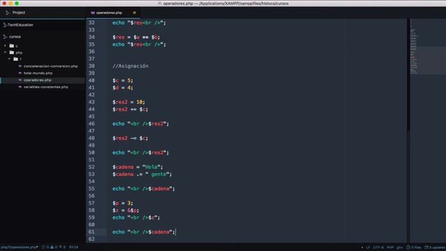 Cursos de PHP - Operadores смотреть онлайн