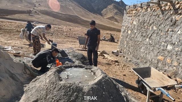 Resilience In The Wild: A Nomadic Mother And Sons Unite To Build A Hut Roof Amidst Adversity