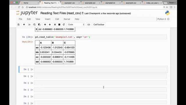 27 Reading Text Files read table fn and skiprows attribute смотреть онлайн
