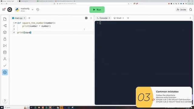 033 functions 3 in Python! Returns! Lab with autograder! смотреть онлайн