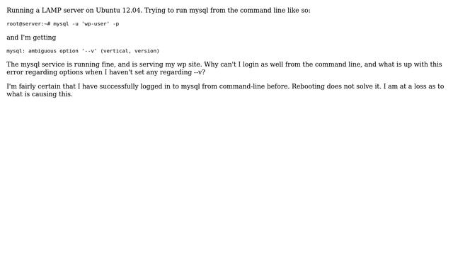 DevOps & SysAdmins: MySQL client won't run on my Ubuntu instance смотреть онлайн