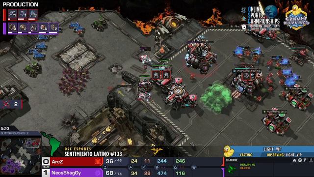 NeosShaggy vs AreZ - ZvT | Sentimiento Latino #123 | Biweekly LatAm StarCraft 2 Tournament смотреть онлайн