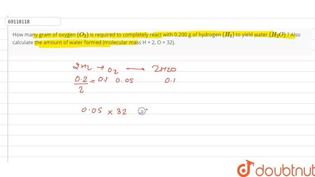 How many gram of oxygen `(O_(2))` is required to completely react with 0.200 g of hydrogen смотреть онлайн