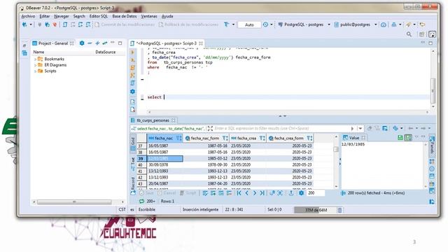 Funciones básicas en PostgreSQL - Especial 300 subscriptores смотреть онлайн