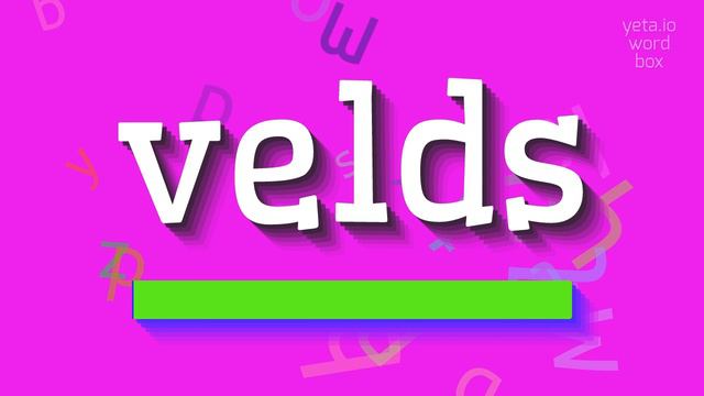 VELDS - HOW TO SAY VELDS? #velds смотреть онлайн