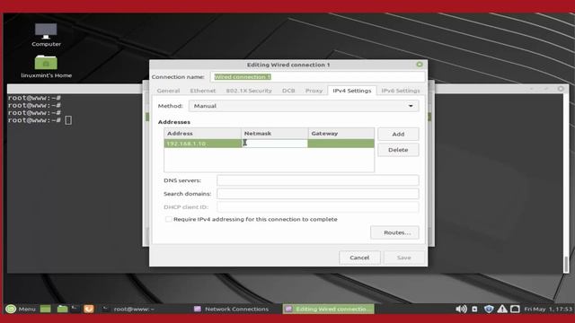 Setting Static IP Address in Linux Mint 19.3 Tricia смотреть онлайн