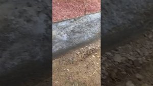 Восстановление фундамента забора ,1 часть.