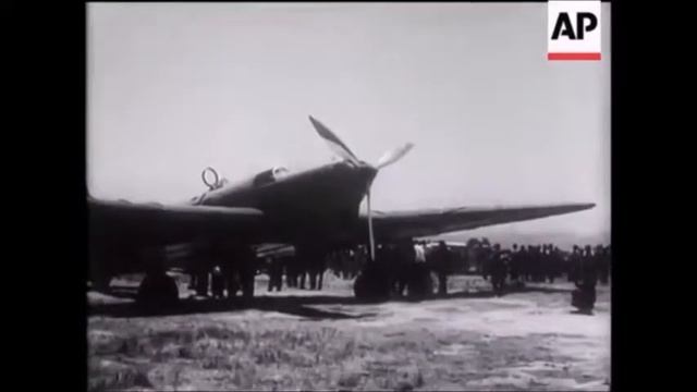 Tupolev ANT-25 long-range flight record (Moscow-California 1937) смотреть онлайн