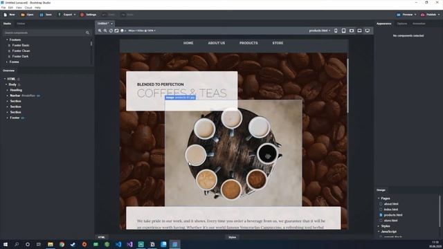 Bootstrap Studio Buisniss Casual Template Showcase - Bootstrap Studio смотреть онлайн