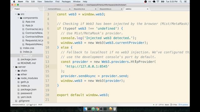 Building an Ethereum/React App смотреть онлайн