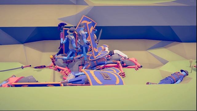 100x ATTACK SAMURAI TO THE ROMANs CAMP | Totally Accurate Battle Simulator - TABS смотреть онлайн