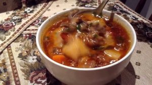 Жареный суп из кабана.