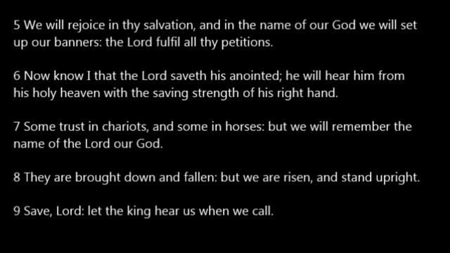 Psalm 20 KJV Read Along смотреть онлайн