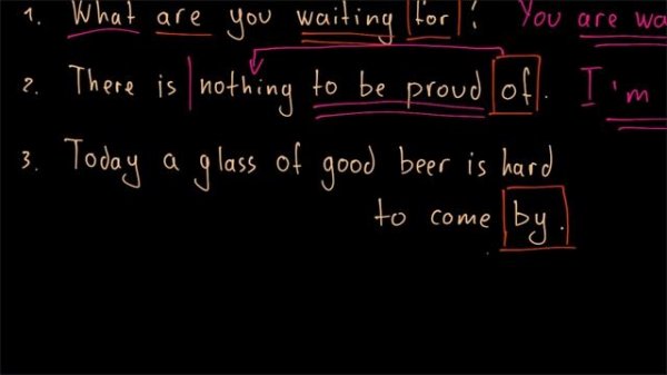 Предлоги в конце предложения - Sentence-Terminal Prepositions - 1