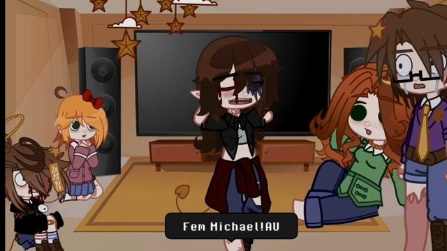 Aftons React To Michael AUs • Gacha X FNaF • Afton Family Gacha смотреть онлайн