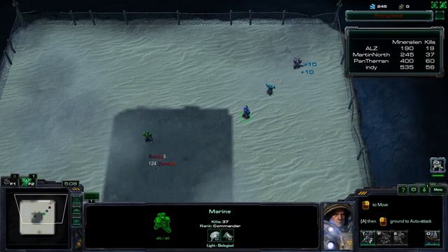 Starcraft 2 Zombie Arena смотреть онлайн