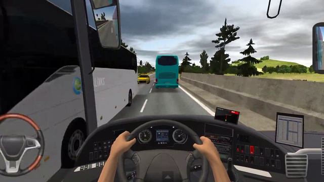 Mercedes Benz Travego 16 SHD Bus driving Vlore to Tirana #games #bussimulator #bus смотреть онлайн