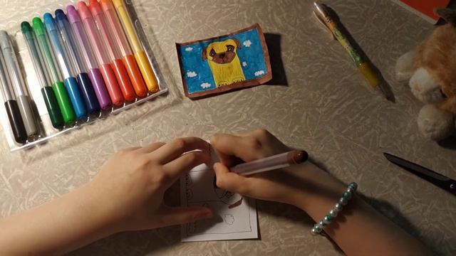 Как нарисовать мопсика смотреть онлайн
