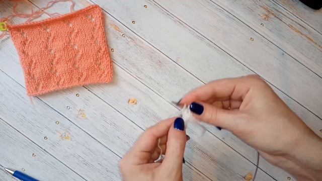 АЖУРНЫЕ ДОРОЖКИ СПИЦАМИ + схема// Красивый ажурный узор// Узоры спицами // Вязание смотреть онлайн