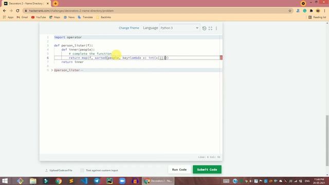 HackerRank Decorators 2 - Name Directory problem solution in Python | Python problems solutions смотреть онлайн
