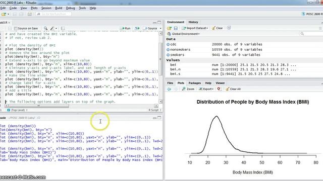 Lab 3: Creating Kernel Density Plots in R / R Studio смотреть онлайн
